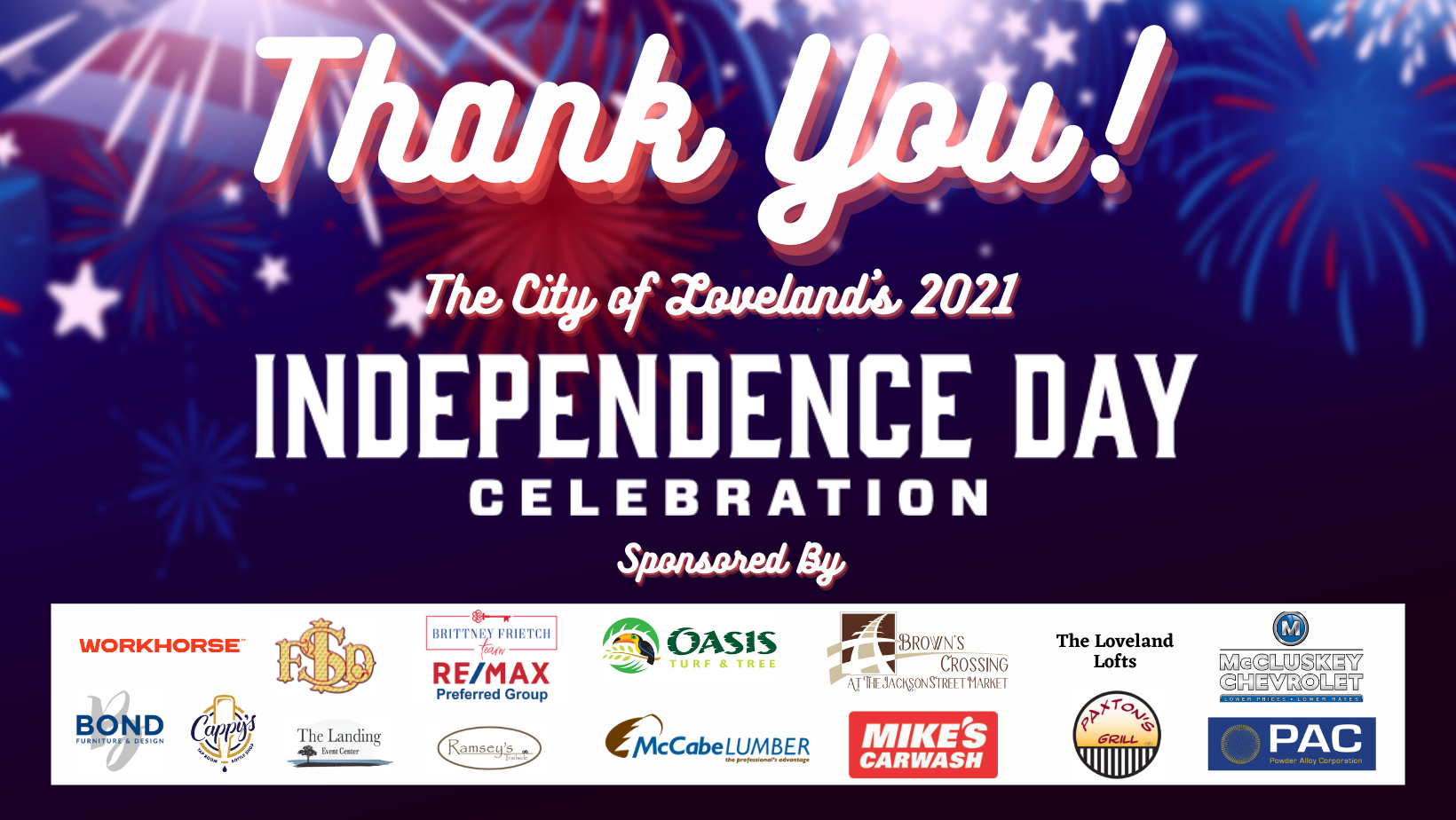 July 4th Thank You Facebook