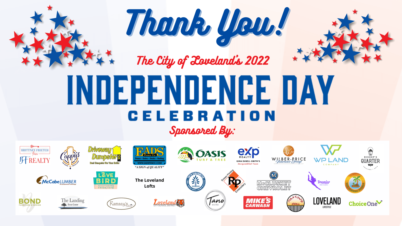 2022 July 4th Sponsors