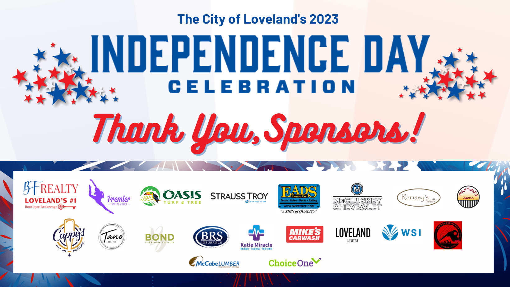 2023 July 4th Thank You